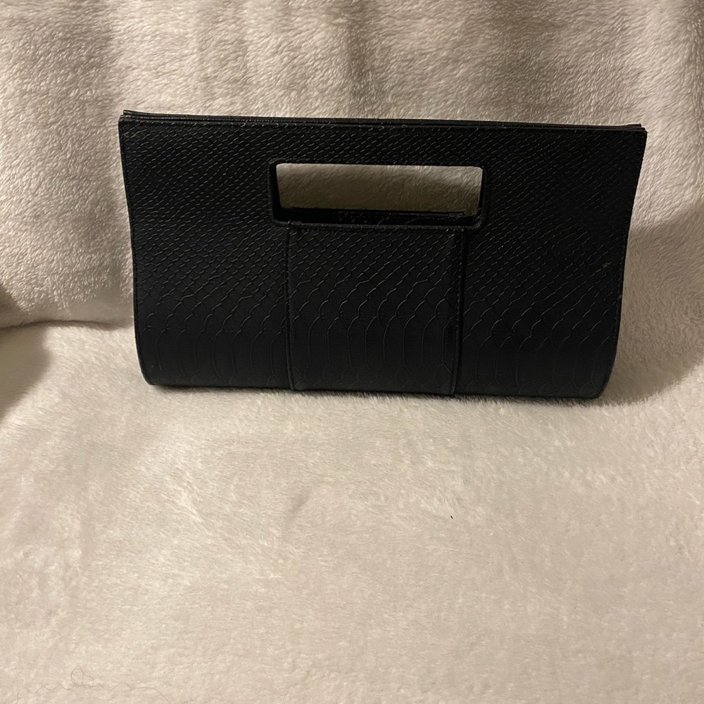 Charming Charlie’s Clutch Bag (Black) NWOT
